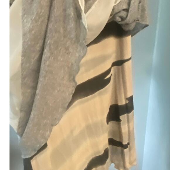 IISLI Pleated Ombre Maxi Dress Sz S - Picture 4 of 4